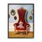 Stupell Industries Princess Rabbit Royal Heir Red Throne Funny Animal Framed Wall Art